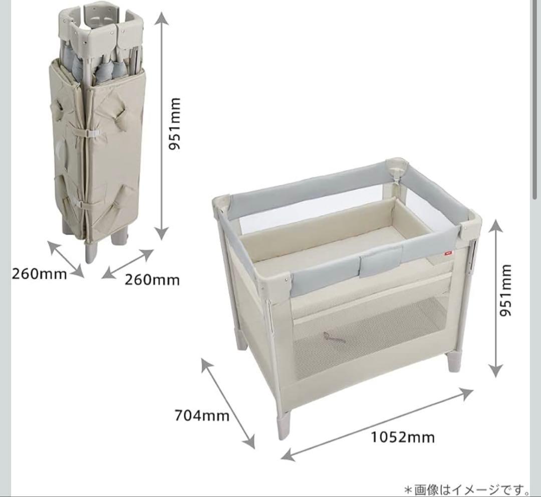 アップリカ　ココネルエアープラス　ホワイトグレー