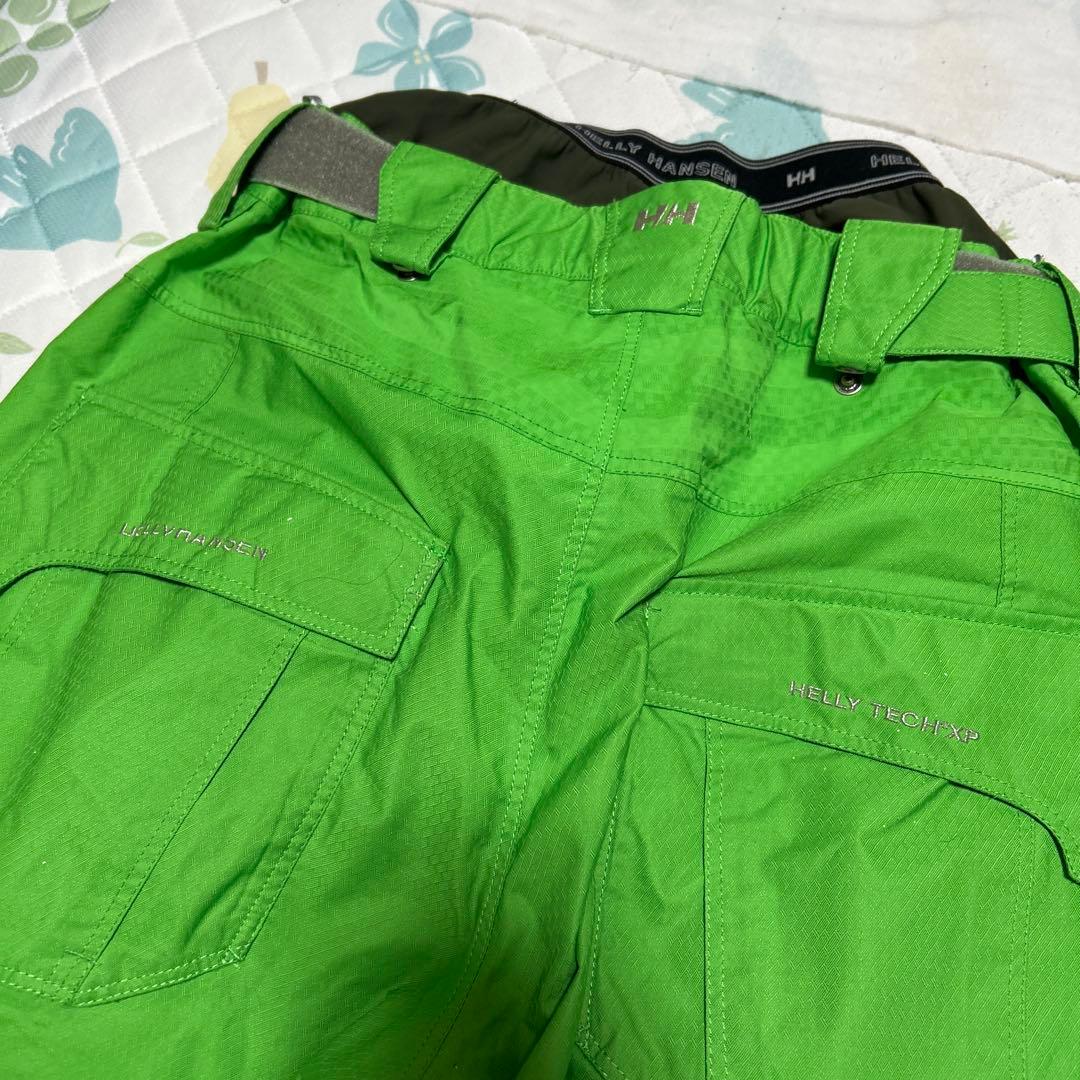 ヘリーハンセンHELLY HANSENスキーウェアLスノボウェア　グリーン黄緑