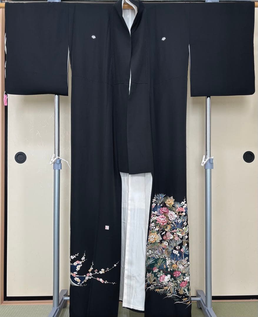 留袖　黒留袖　豪華黒留袖　着物