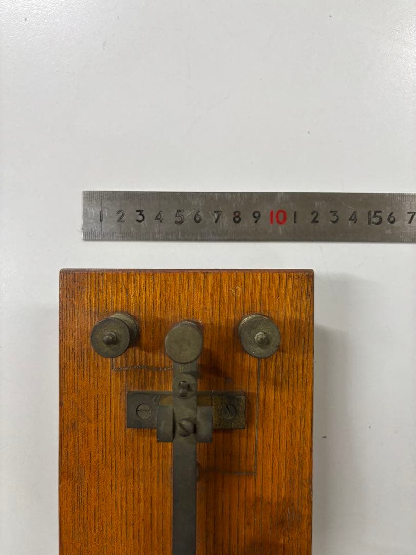 【アンティーク】島津製作所　電鍵 モールス信号機 レトロ 骨董品