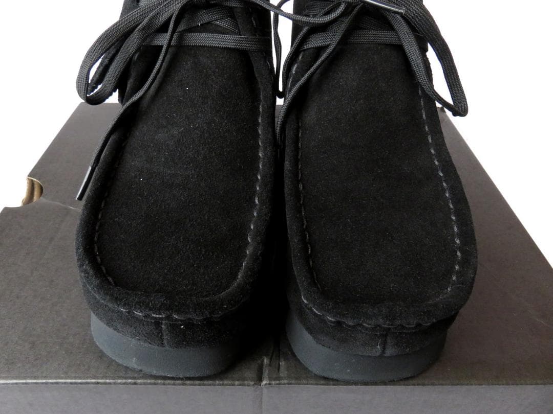 【海遊人】クラークス ワラビーブーツ GTX ブラックスエード UK6.5