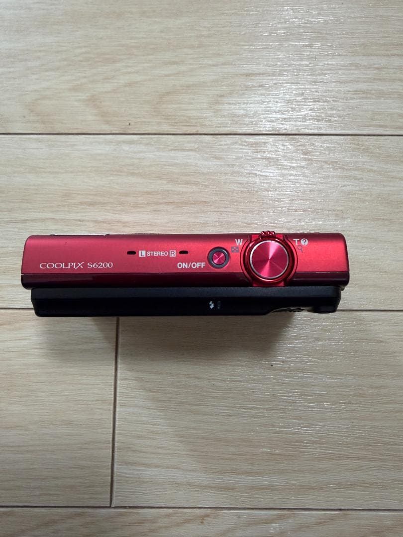 Nikon COOLPIX S6200 レッド コンパクトデジタルカメラ