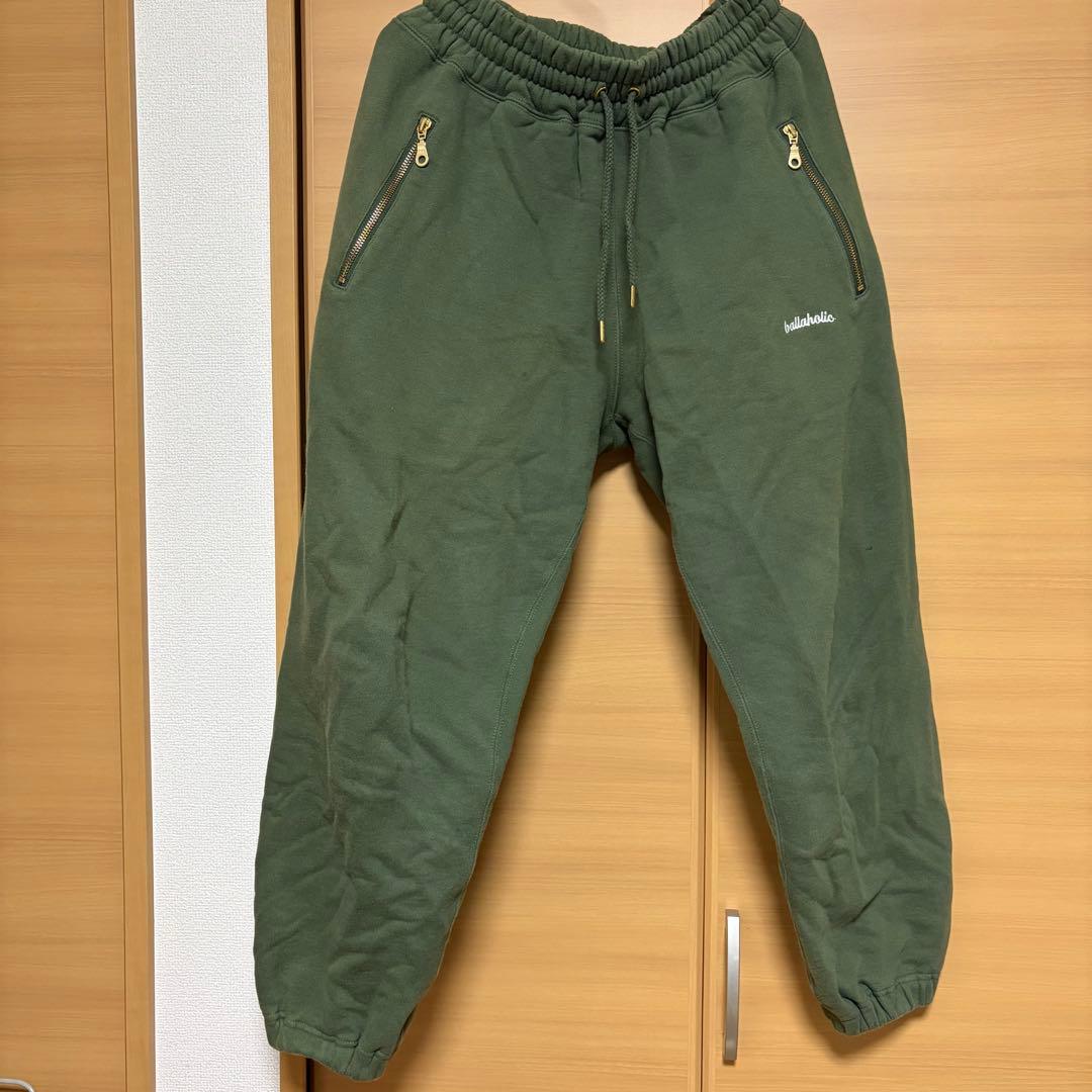 ballaholic スウェットフーディー　パンツ　ハーフジップ