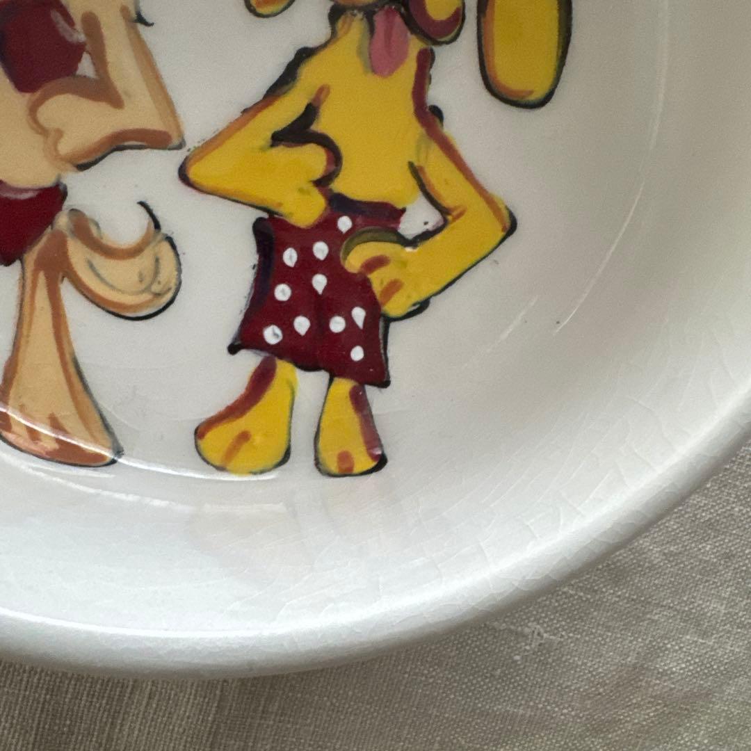 リッツカールトン　ラグナビーチ　トイプードル　陶器ボウル　作家