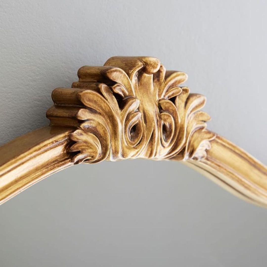 PB teen 姿見鏡　装飾的なフィリグリー全身鏡（24インチ×60インチ）