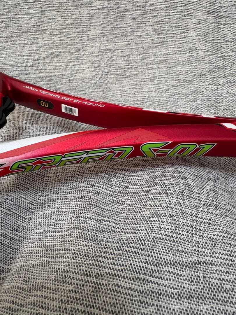 ミズノ　エフ　スピード　S−０１　ソフトテニス　軟式ラケット　新品　0U レッド