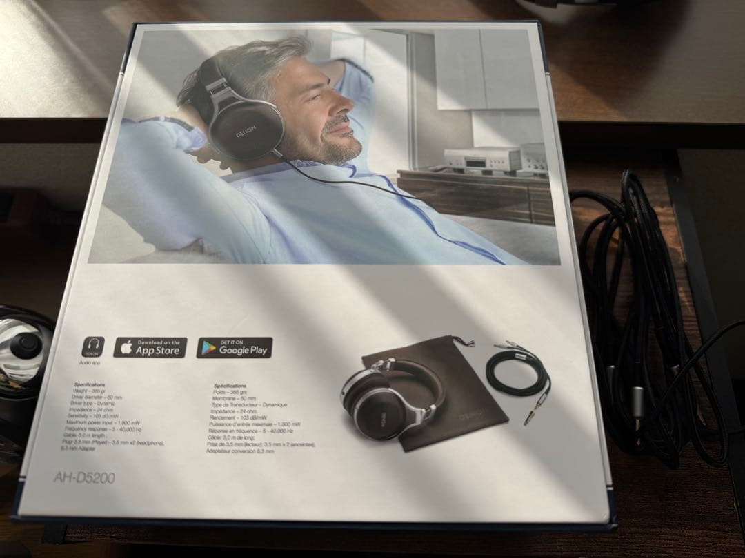 ブルースドッグ ★美品★DENON AH-D5200 密閉型ヘッドホン