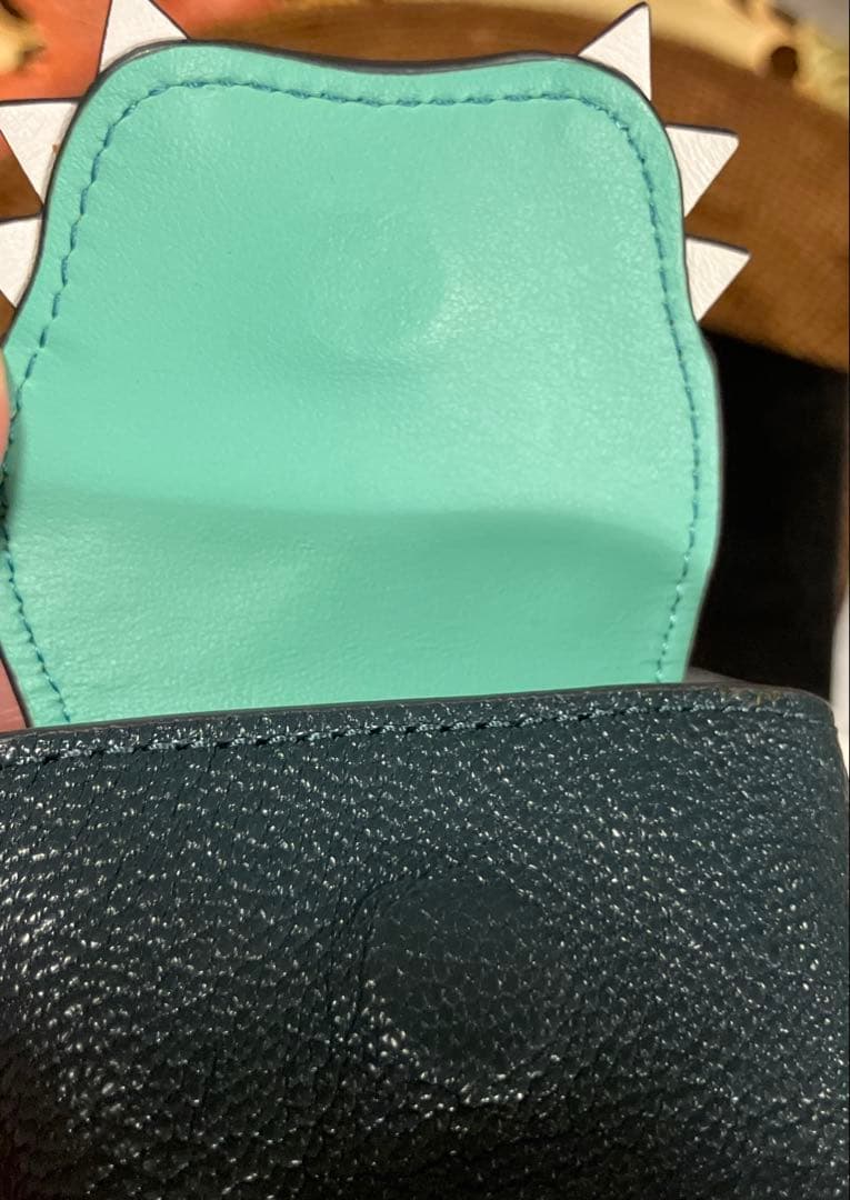 美品アニヤハインドマーチ レザー　イヤフォン　AirPodsケース