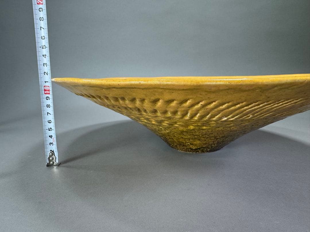 池坊　いけばな　生花.新風体 陶器花器　大きな花器　華道具　直径44.5cm