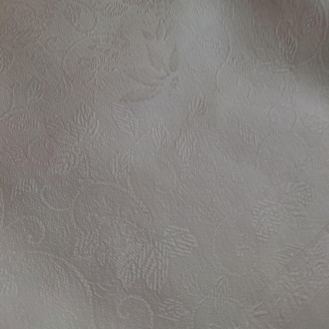 丹後ちりめん ☆新品 ベージュ 地紋入反物