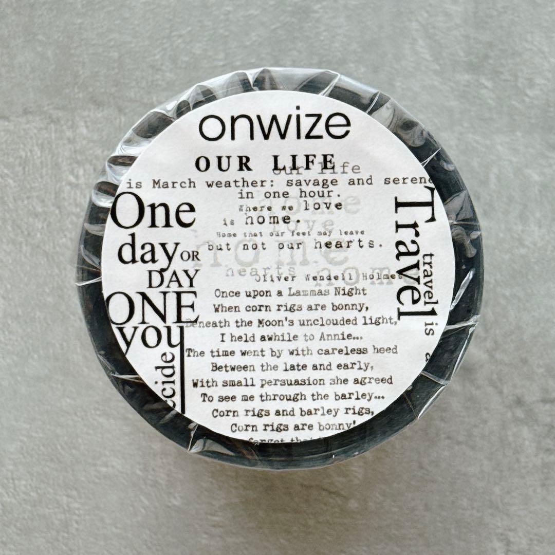 ⭐️SALE⭐️onwize 海外マスキングテープ　マステ 【2530】