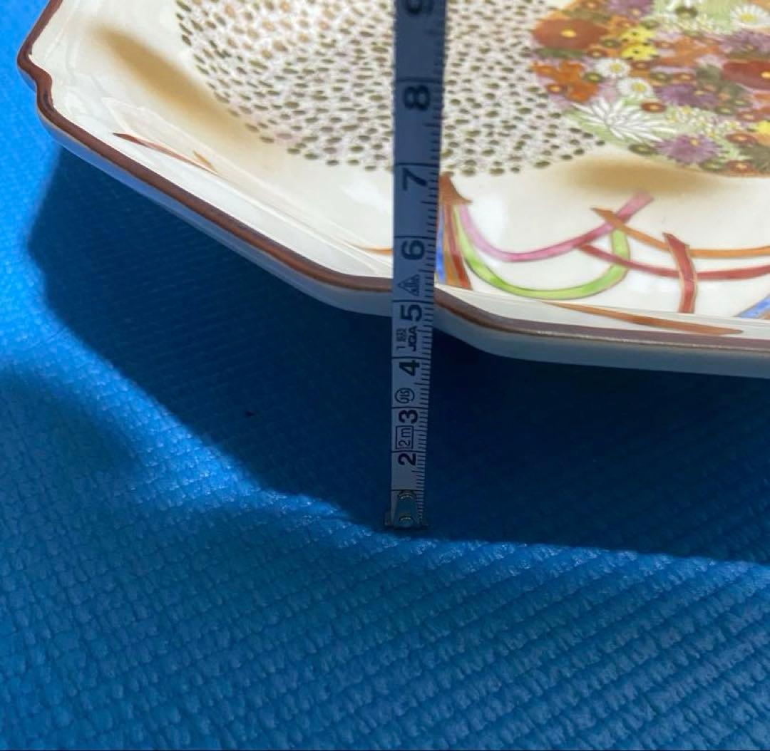 九谷焼　花詰　飾り皿　30㎝