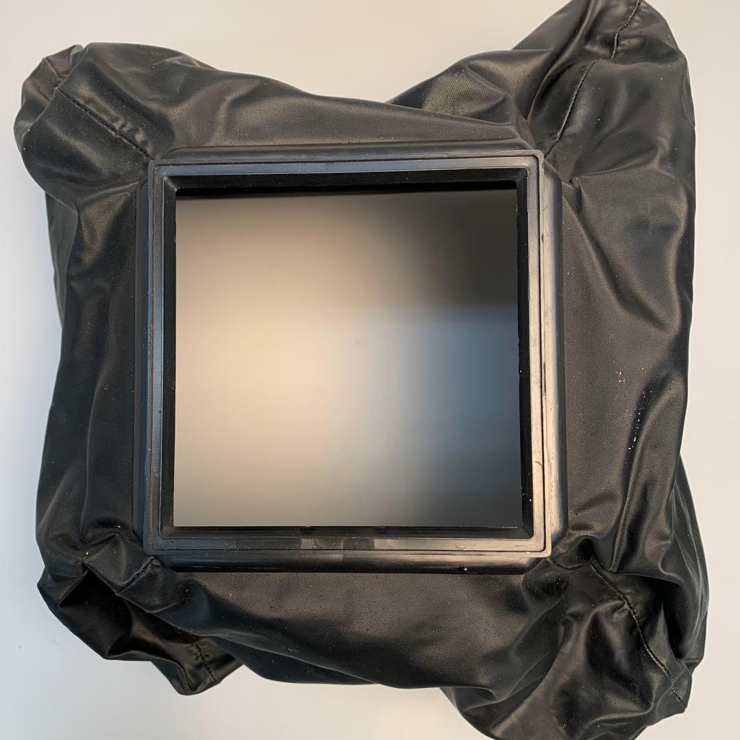 Sinar 8×10スクリーンバック ピントグラス枠 Cタイプ 広角蛇腹付き2個