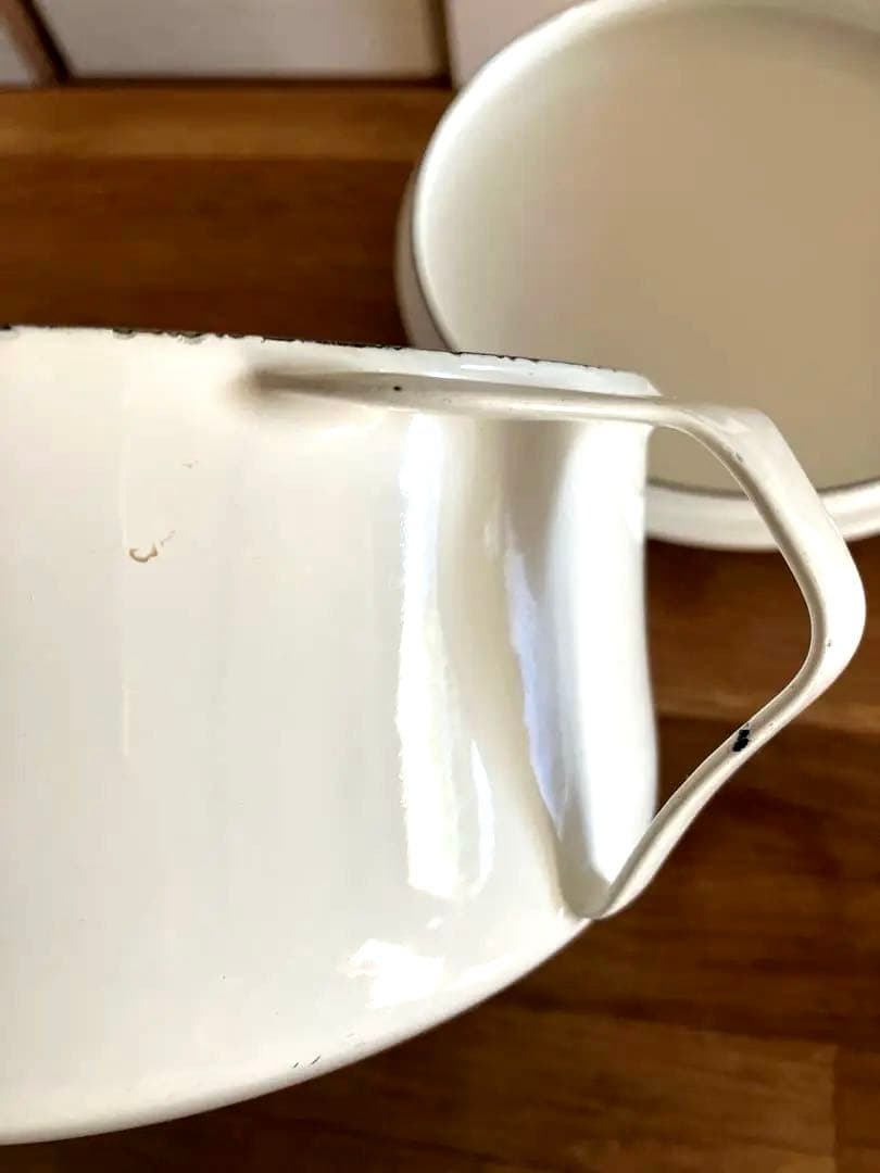 値下げ　DANSK ダンスク　ホワイト　両手鍋