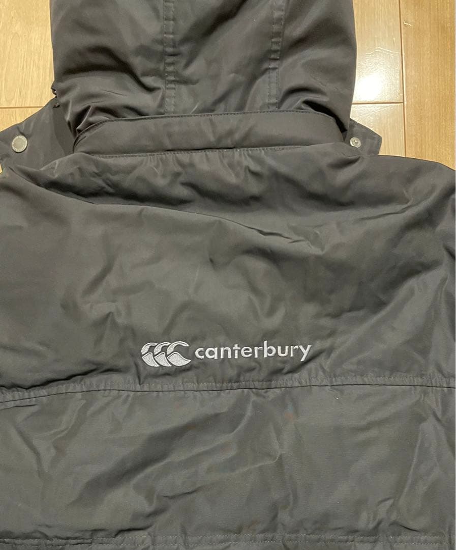 canterbury 黒 ダウンコート ロングダウンジャケット ベンチコート