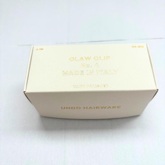 ヘアアクセサリー UNDO hairware No.4 CLAW CLIP Greenmarble