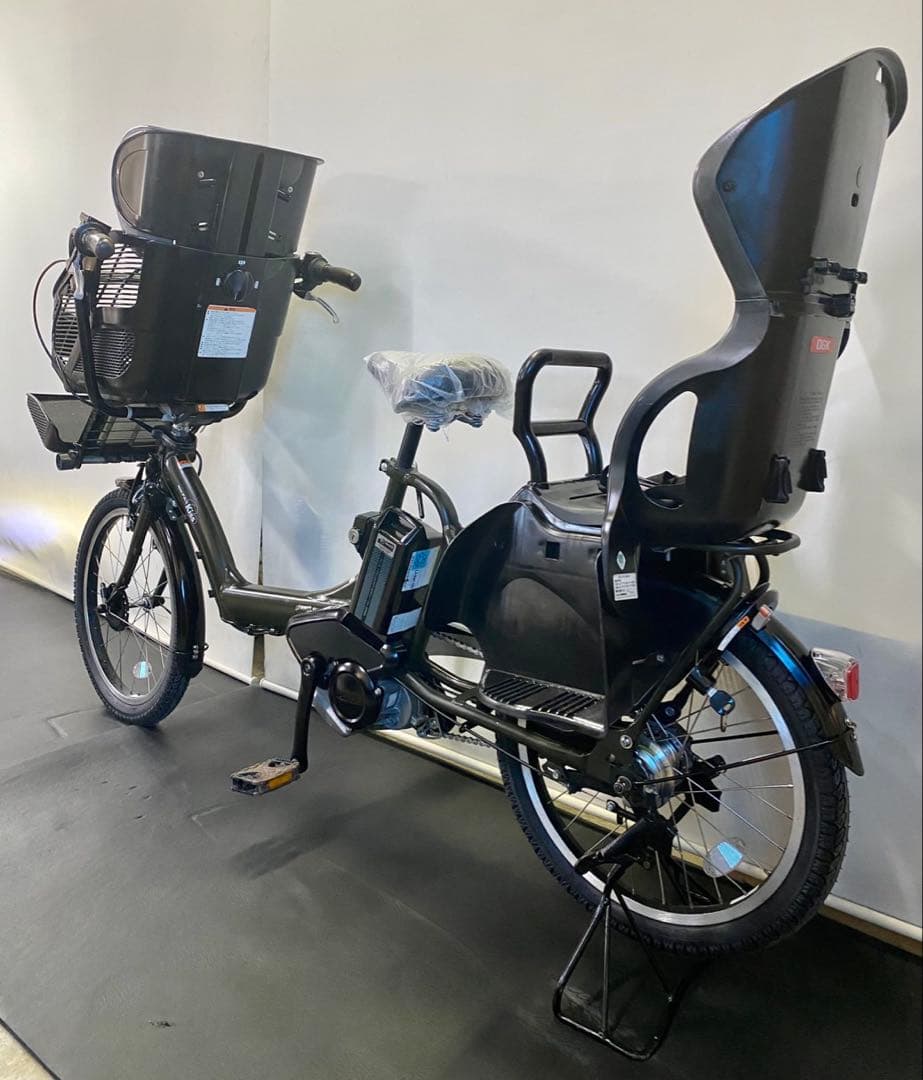 1年保証 送料無料　ヤマハ　パスキッス　20インチ　カーキ色　電動アシスト自転車