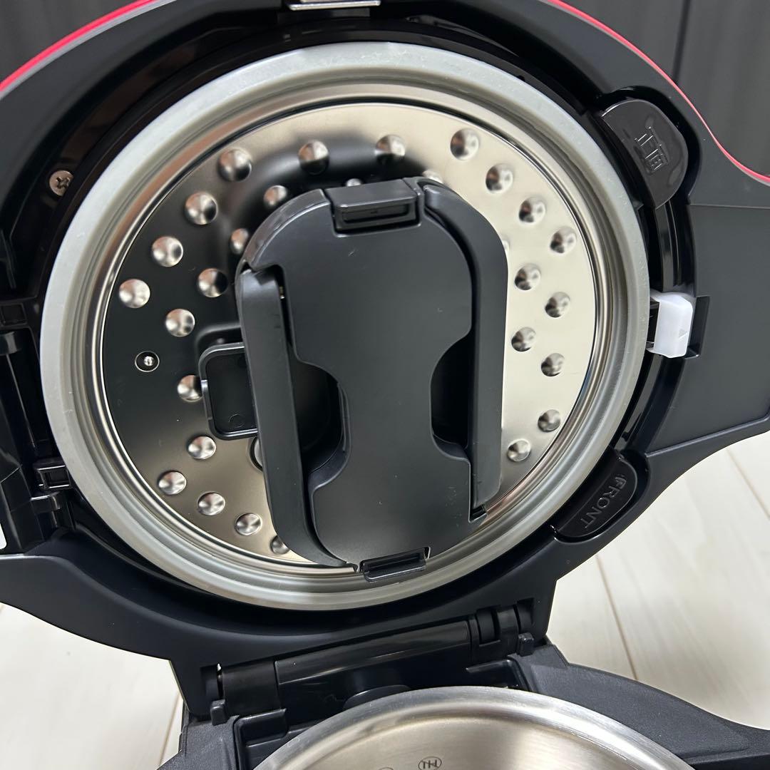 【美品】シャープ ヘルシオ ホットクック 1.6L レッド KN-HT16E