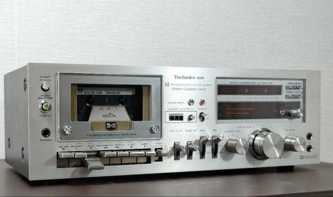 テクニクス Technics RS-M56 カセットデッキ【録音再生良好】