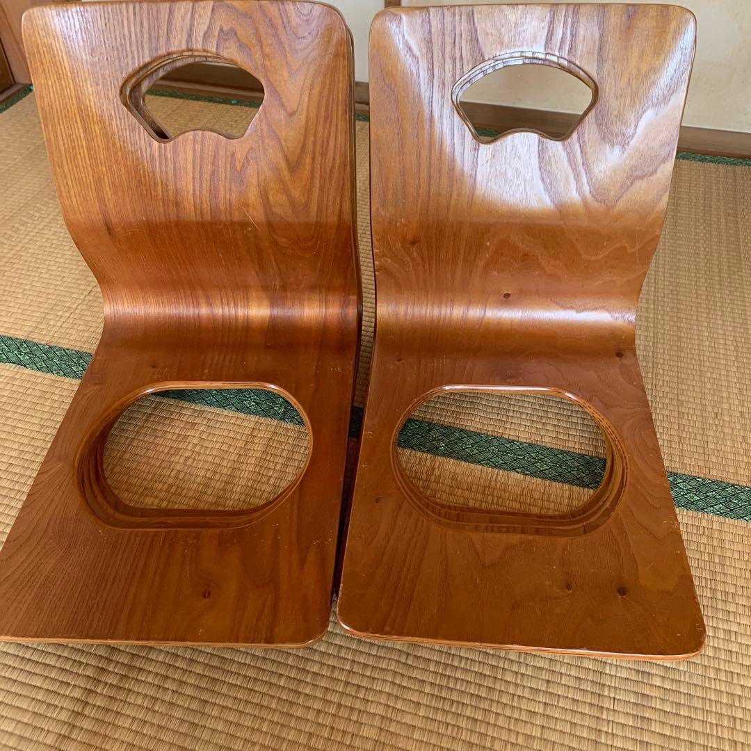 木製座椅子 8脚セット 木製 旅館 和室　曲木