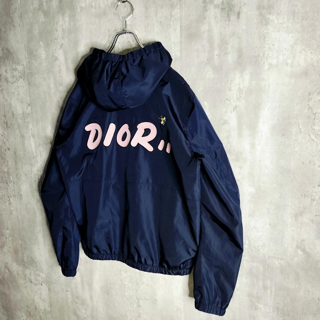ディオール カウズ 19AW BEE ナイロン ジップパーカー ブルゾン XL