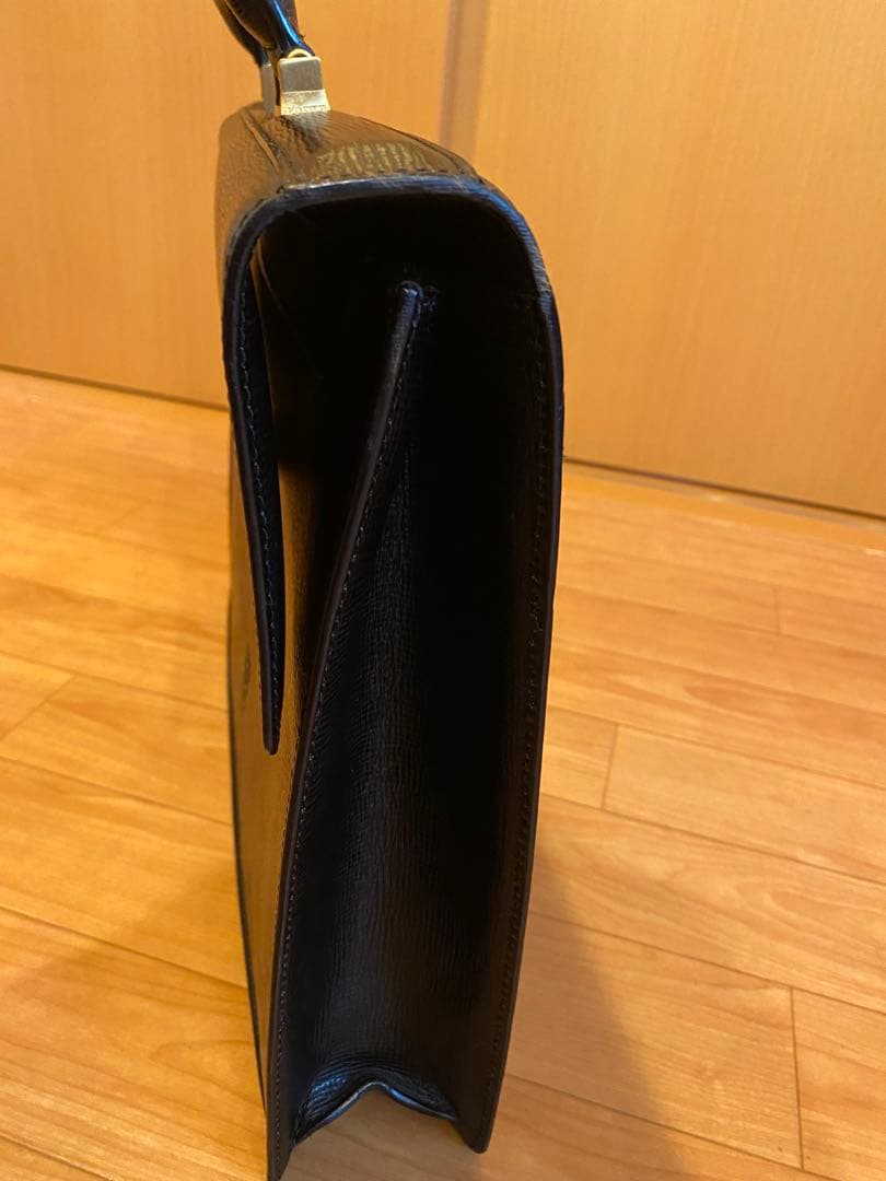 LOEWE レザー ビジネスバッグ ブラック