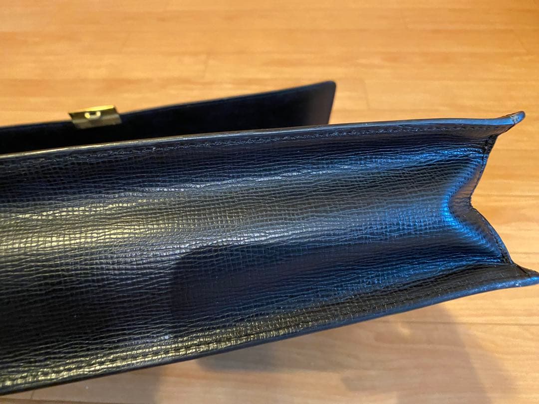 LOEWE レザー ビジネスバッグ ブラック