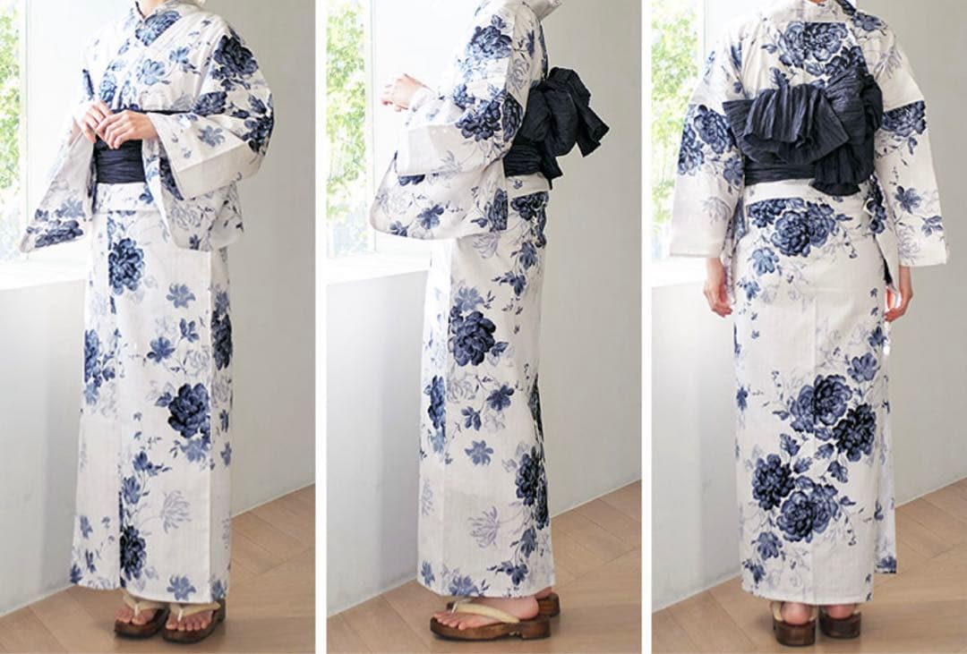 DITA 水彩の勿忘草色 浴衣