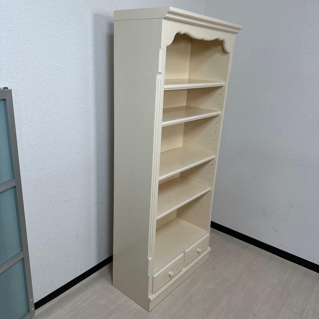 カリモク オープンシェルフ ブックシェルフ 飾り棚 書棚 本棚 姫系 i1※