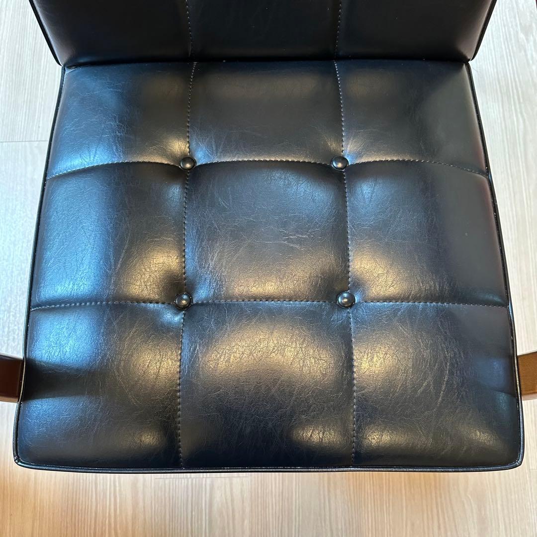 カリモク60 Kチェア 1シーター　スタンダードブラック【美品】