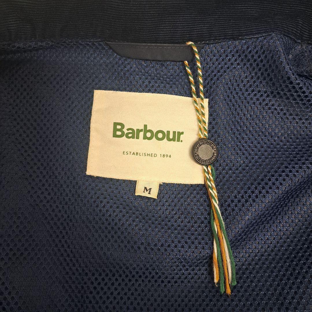 Barbour バブアーコート ジャケット ネイビー M ダブルジップ 4ポケ