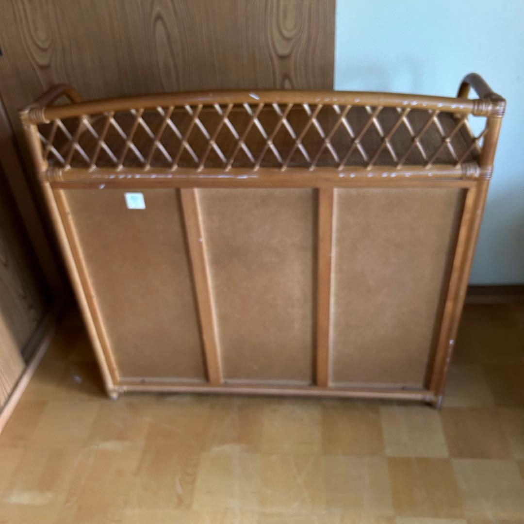 ラタン　籐　キャビネット　箪笥