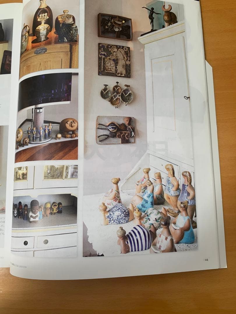 リサラーソン Kvinna med fagelbur 女性と鳥かご　陶板