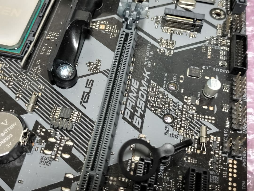 Ryzen5 3500 PRIME B450M-K RAM16GBセット 動作品