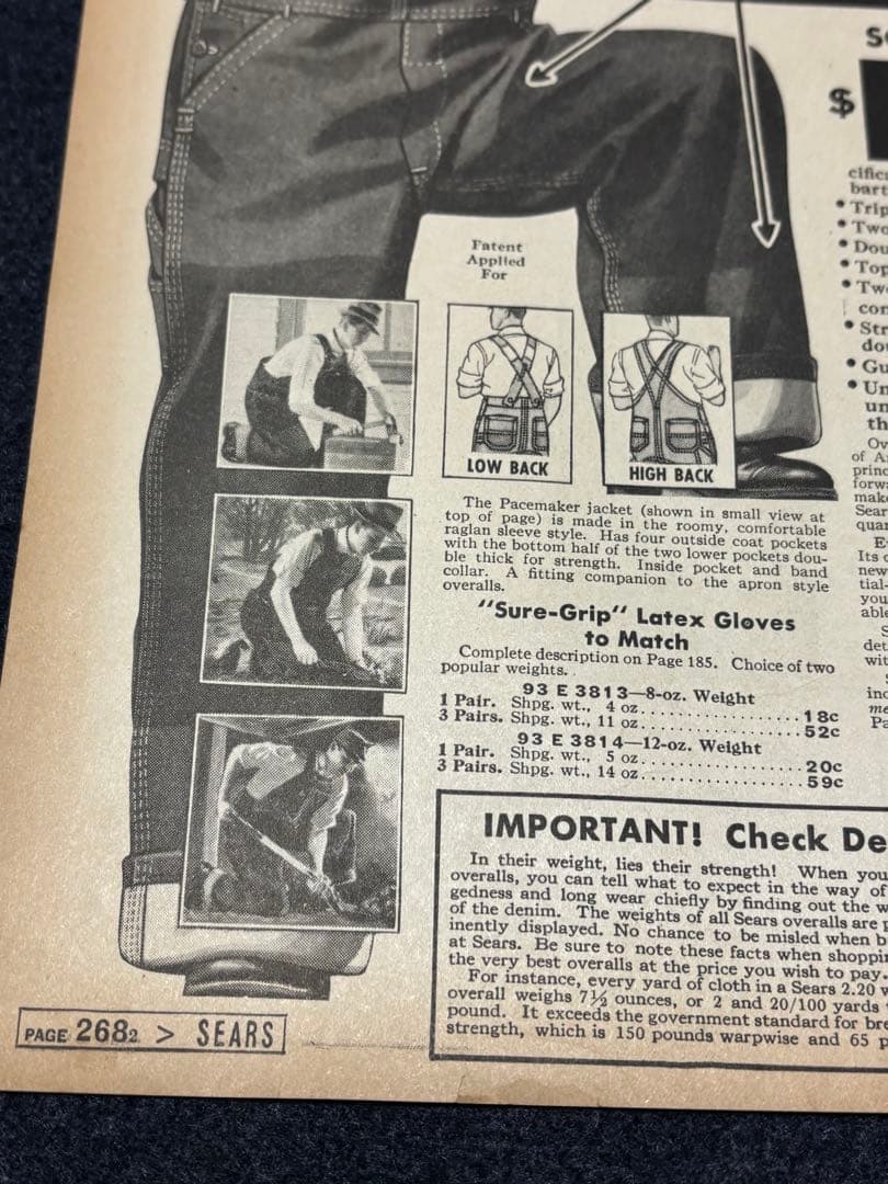 USA VINTAGE SEARS DRUM MAJOR 1937年 本物広告