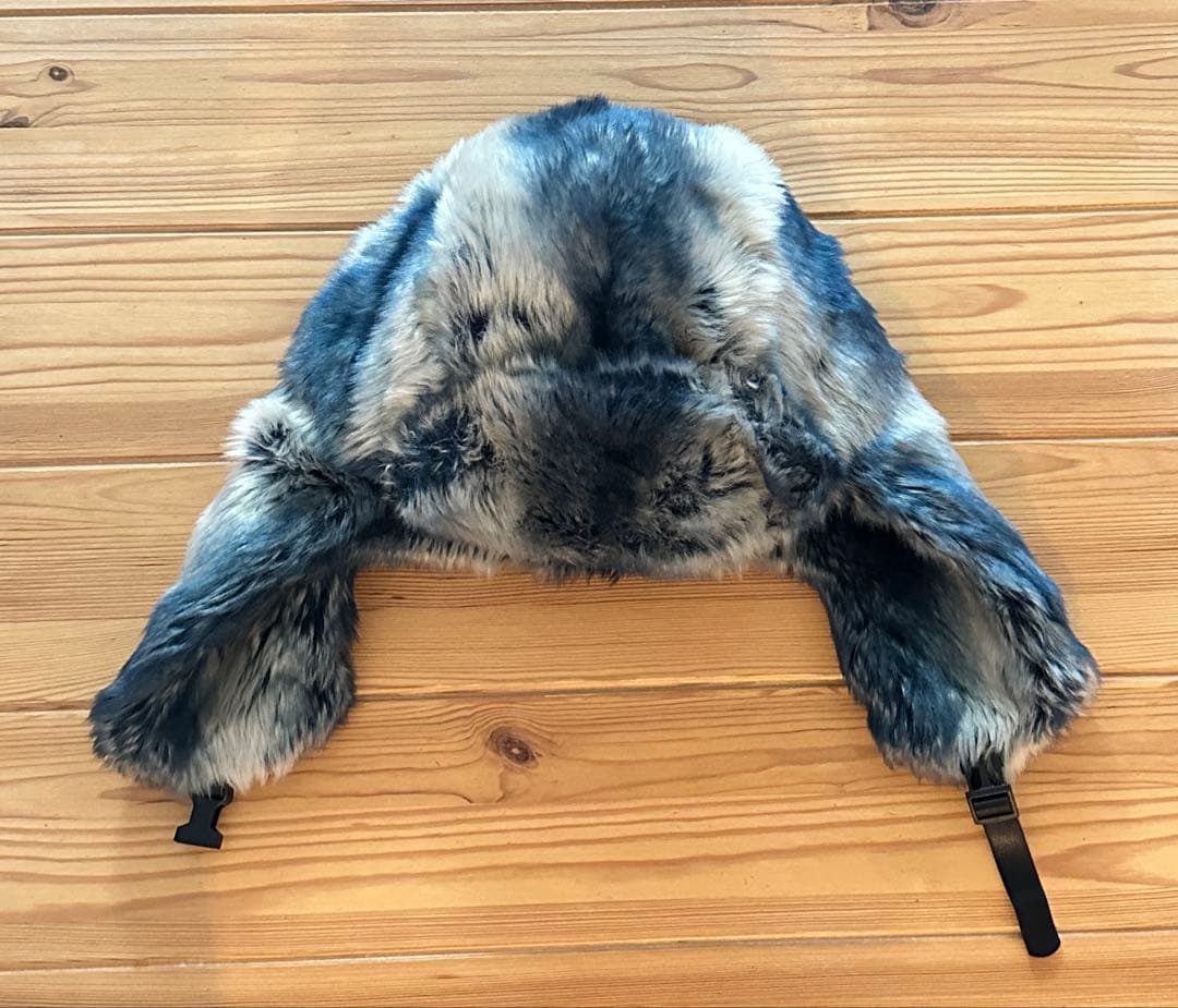 Supreme Faux FurTrooper BlueフライトキャップM/L