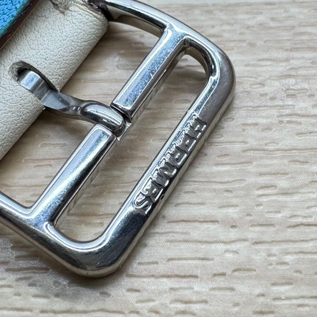 2459 Apple Watch エルメス　ブルーラン　ホワイト　HERMES