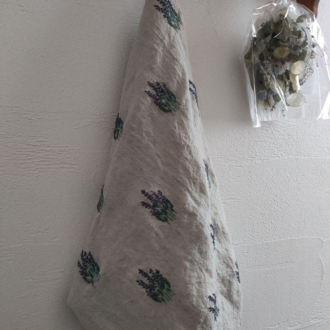 【桜坂美野様オーダー専用ページ】リネン刺繍　クッションカバー