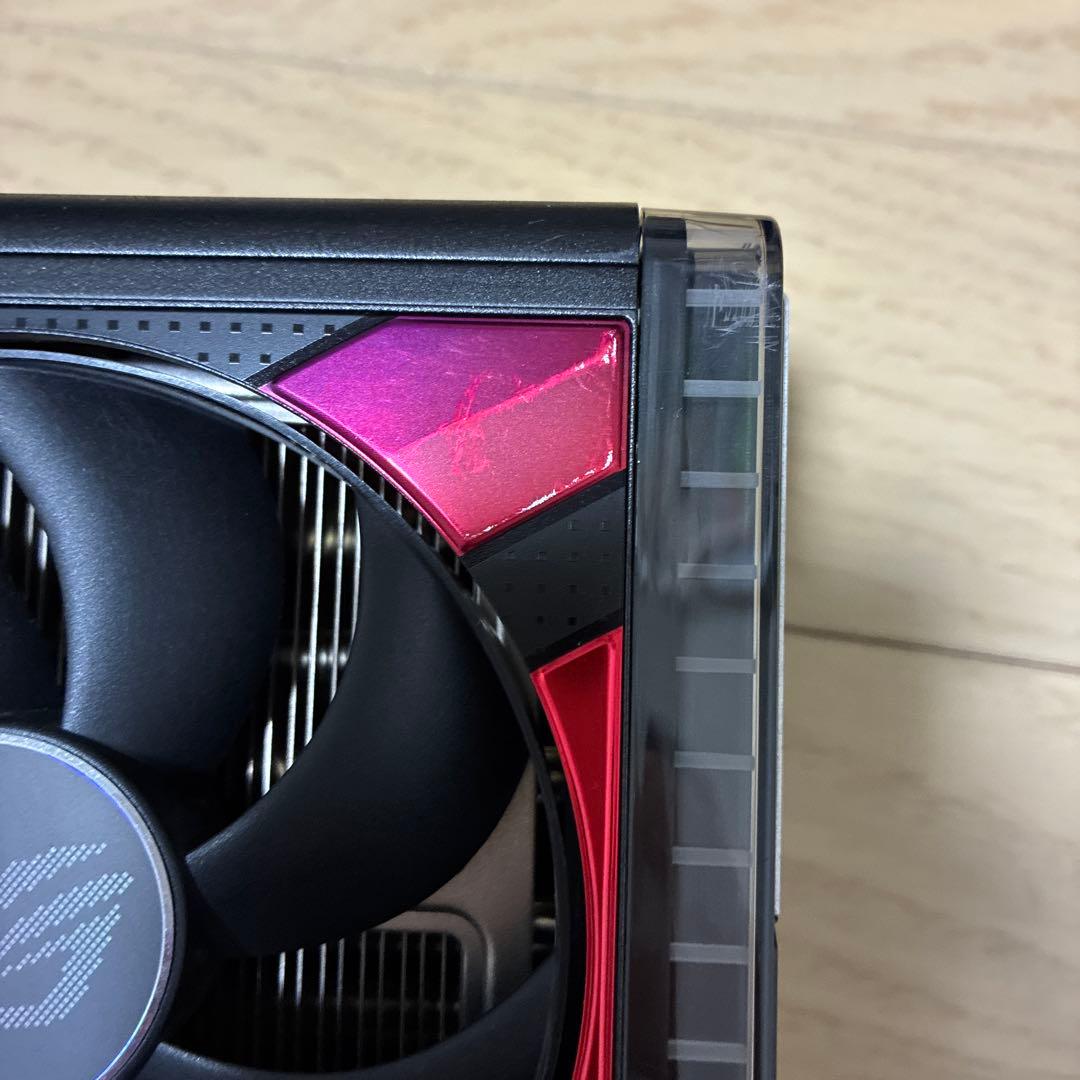 ASUS RTX 4090 ヒートシンク　3連　ファン　バックプレート　LED