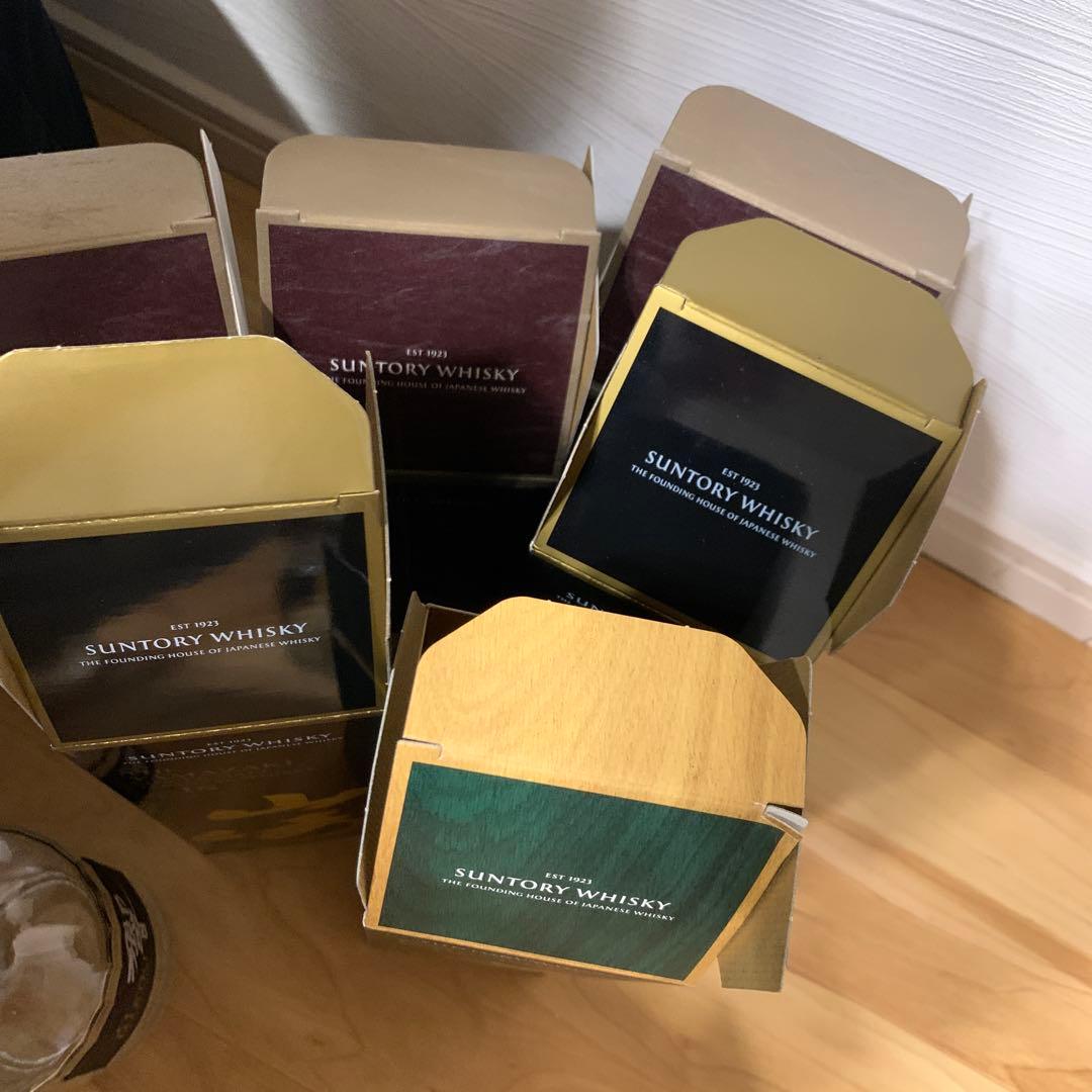 山崎18年　白州18年　響21年 空瓶・空箱セット ウイスキー