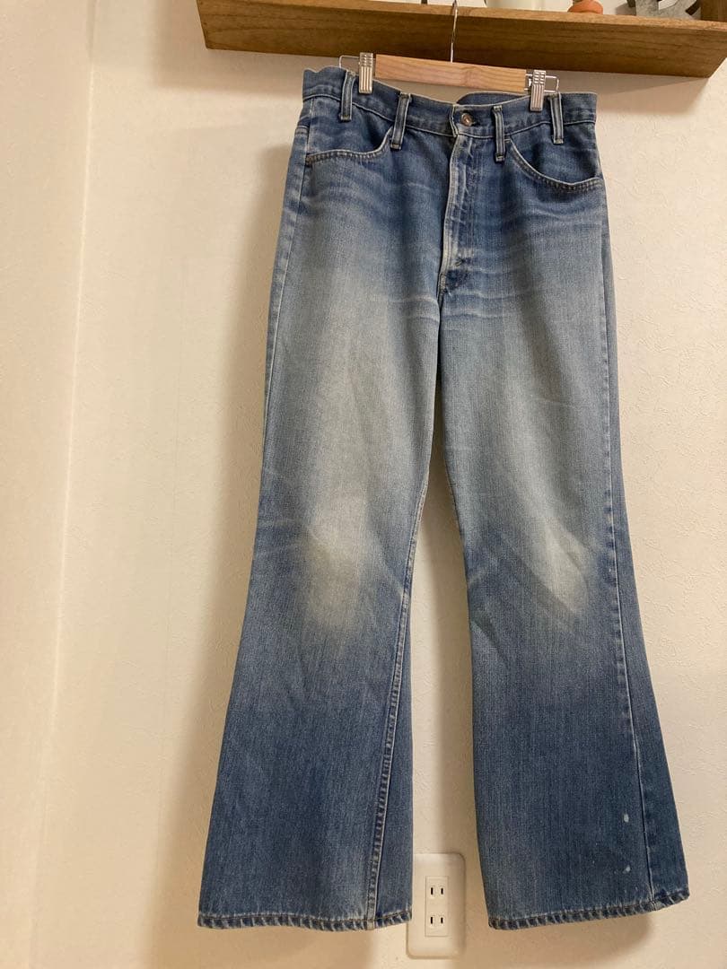 70's リーバイス　646-0917 ベルボトム　W34 L30 66前期