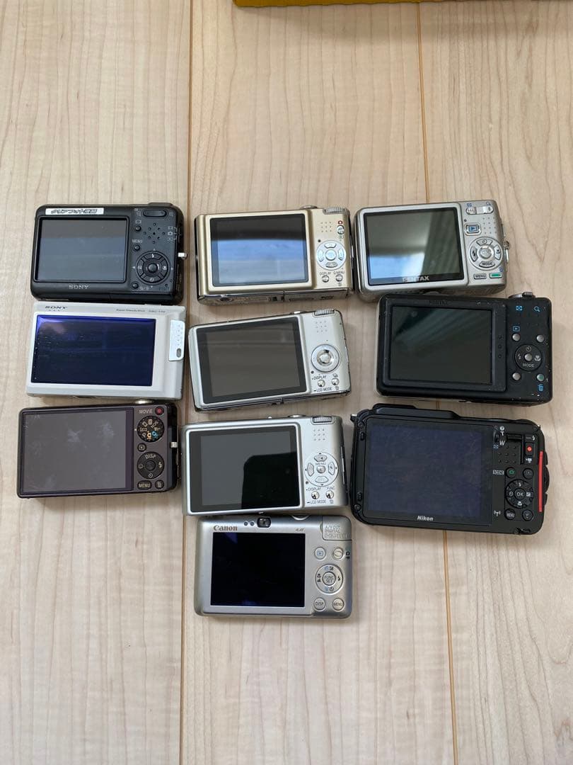 【ジャンク品】デジタルカメラ10台