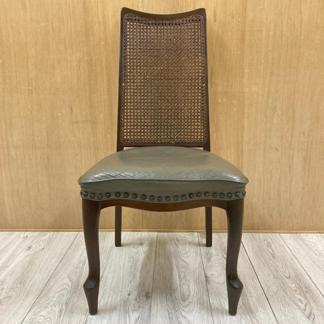 【マルニ】本革　ダイニングチェア ベルサイユ　椅子　 猫脚 B