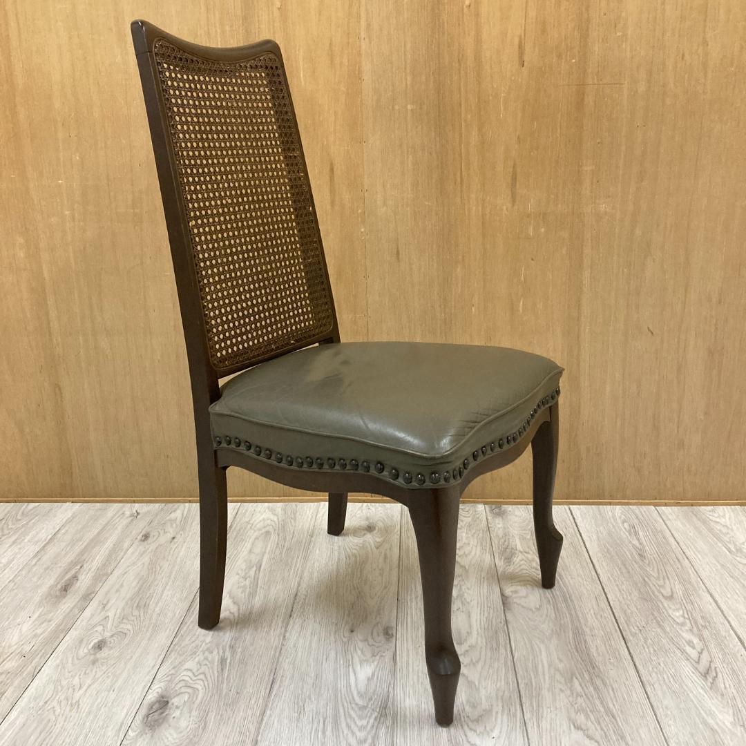 【マルニ】本革　ダイニングチェア ベルサイユ　椅子　 猫脚 B