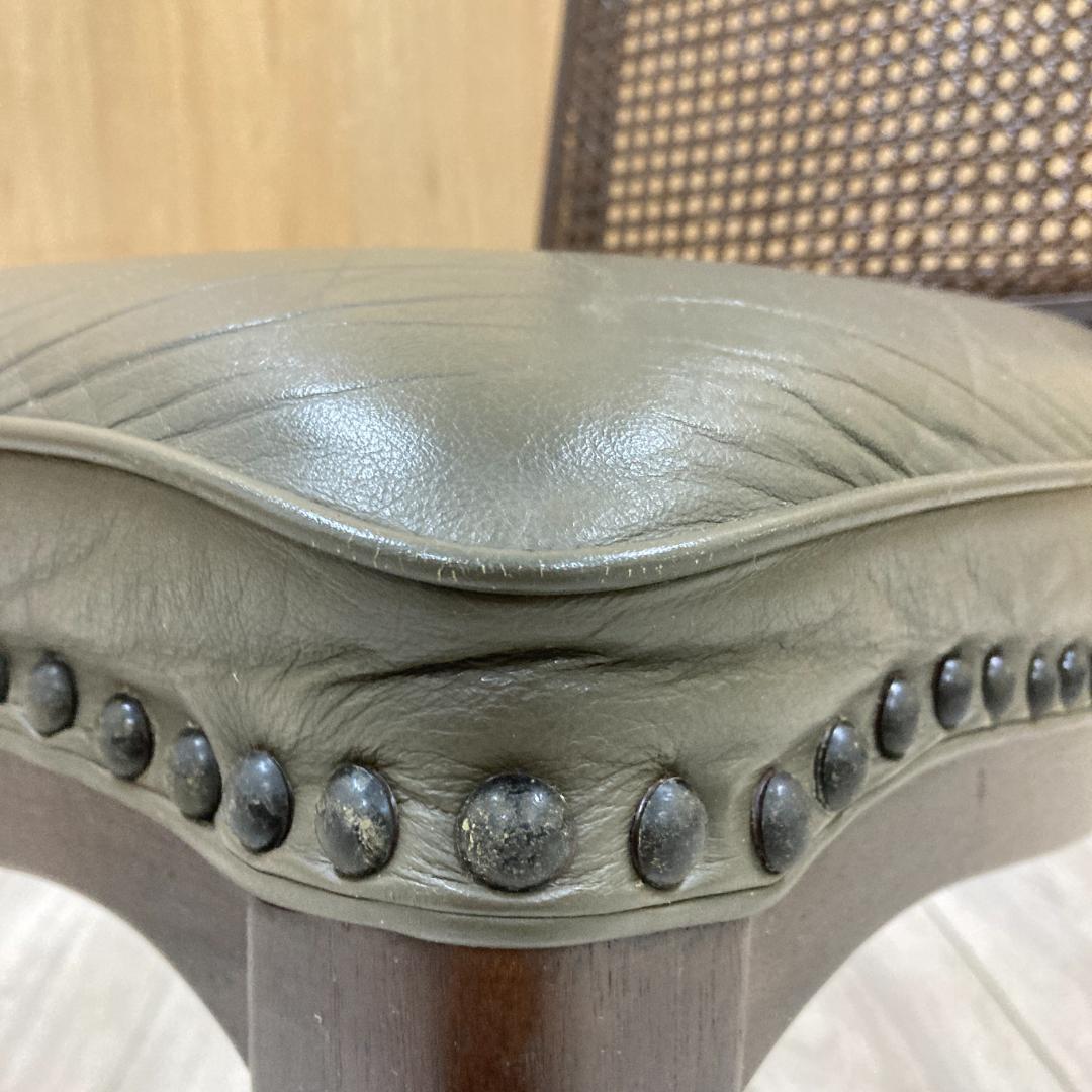 【マルニ】本革　ダイニングチェア ベルサイユ　椅子　 猫脚 B