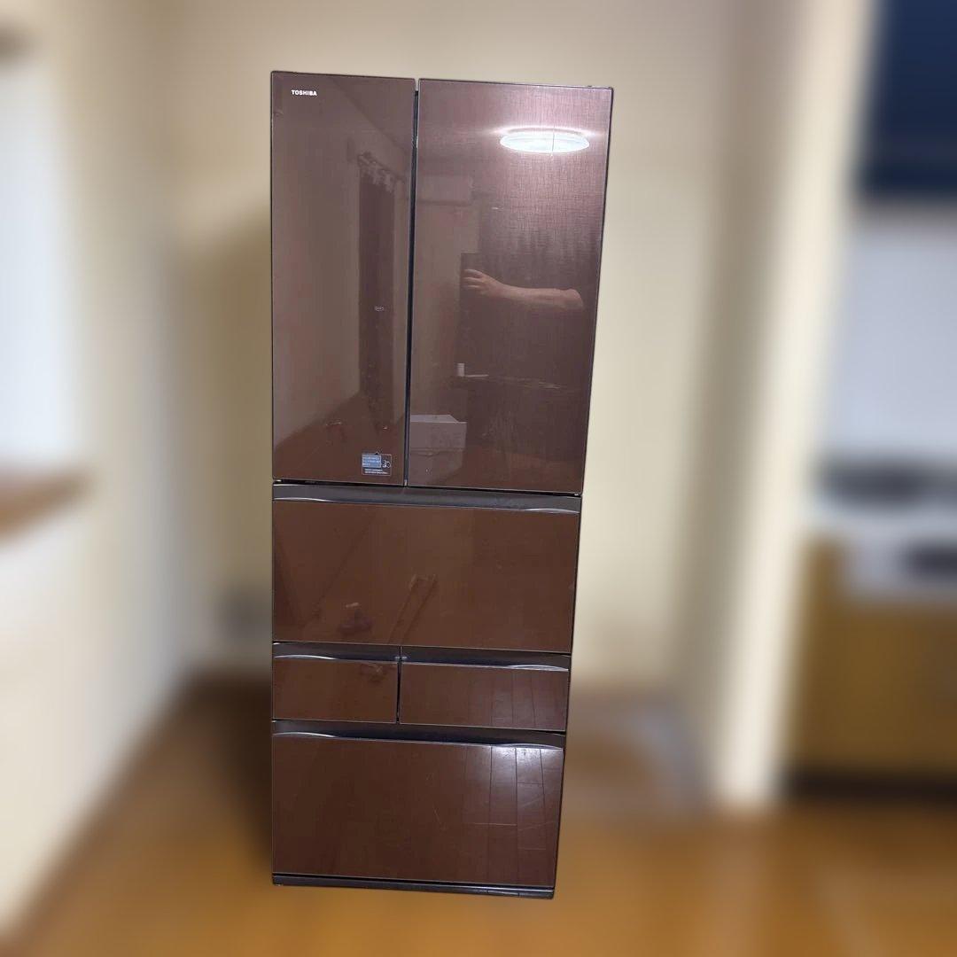 TOSHIBA GR-J610FM (XT) 冷蔵庫 605L