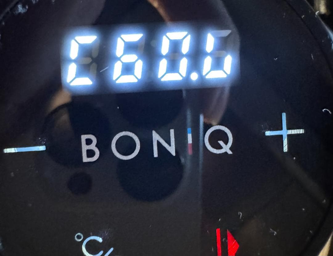 BONIQ 2.0 低温調理器 BNQ-10B 表示欠けあり