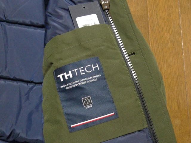 XL日本サイズ位トミーヒルフィガーUSA限定極暖3WAY本物羽毛ダウンジャケット