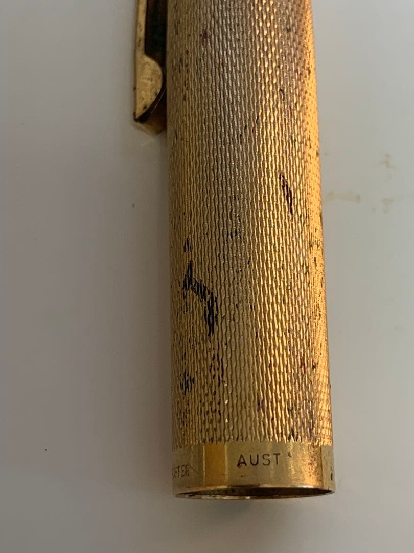 d*9様 SHEAFFER 14K AUST 万年筆 ゴールド