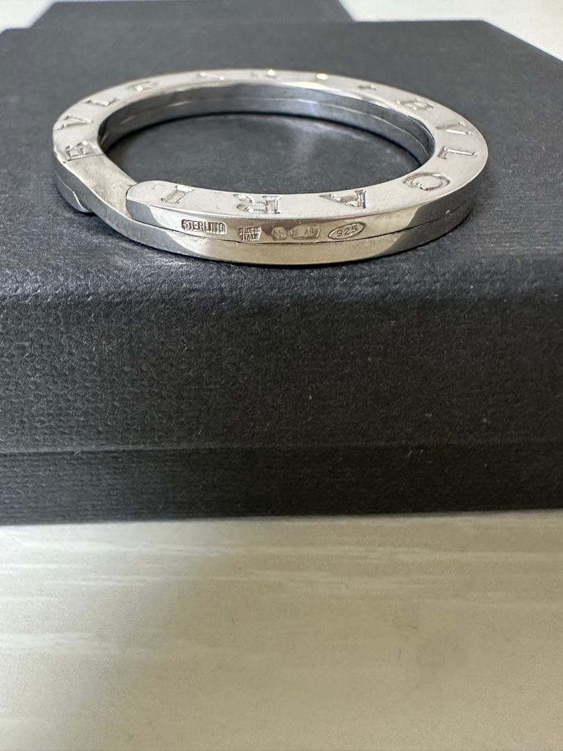 美品☆BVLGARI シルバー キーリング